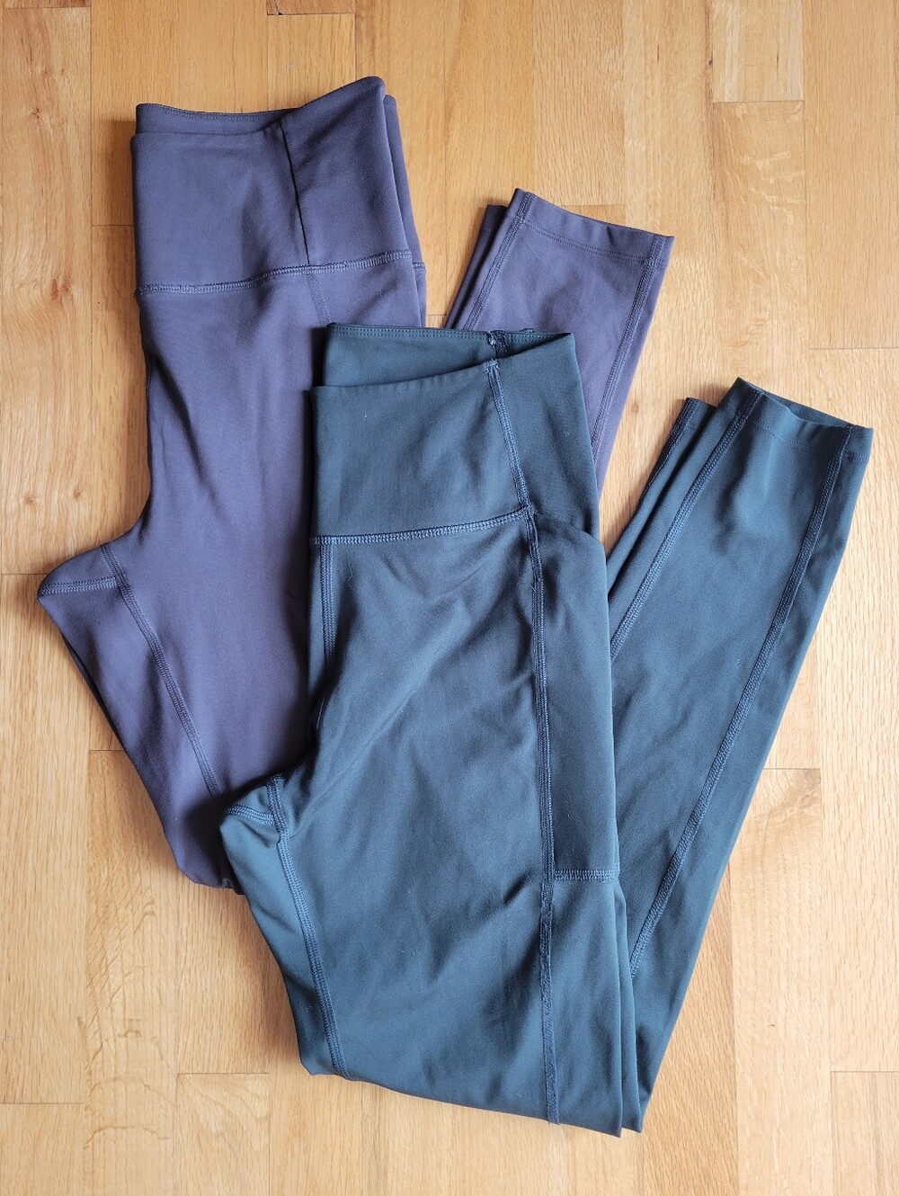 Girlfriend Collective Bundle Lot of (2) Compressive High-Rise Legging Green Gray